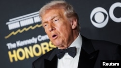 Дональд Трамп перед церемонией вручения наград Центра Кеннеди, 7 декабря 2025 года