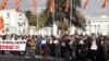 Протест против отворање на рудникот Иловица во 2019 година. Скопје.
