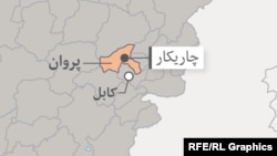 ولایت پروان در نقشه افغانستان 