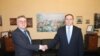 Ruski ambasador u Bosni Igor Kalabukhov (lijevo) i Mirsad Bešić, Ministarstvo vanjskih poslova Bosne i Hercegovine