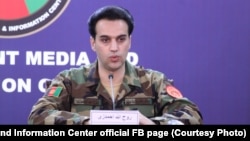 روح‌الله احمدزی، سخنگوی وزارت دفاع افغانستان