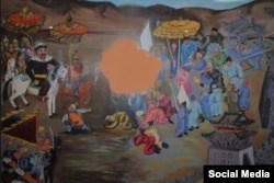 Манас туралуу № 2 жоромол сүрөт. Т.Токтогазиев.