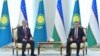 Касым-Жомарт Токаев менен Шавкат Мирзиёев Ташкенттеги жолугушууда. 15-апрель, 2019-жыл. 