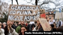 Protest studenata u Sarajevu, 9. decembar 2025. 