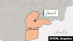 ولایت کندهار در نقشه افغانستان