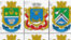 Проєкти гербів міст Едуарда Савченка, які він опублікував у соціальних мережах 