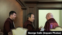Judecătorii CCR Valer Dorneanu, Cristian Deliorga și Gheorghe Stan 