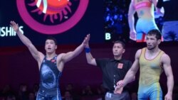 Акжол Махмудов 2018-жылы Азия чемпионатын жеңген учуру.