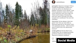 Татарстан президентының Instagram битенә татар телен яклауны сорап килгән комментлар 