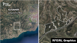 Гектари, записані на екс-дружину Татькова, розташовані в курортній Малазі