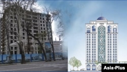 Гостиница "Исмоили Сомони" в Душанбе строится более 14 лет