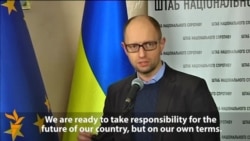 Liderul opoziției ucrainene refuză postul de premier