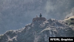 Ադրբեջանցի զինծառայողներ Հայաստանի հետ սահմանին, արխիվ