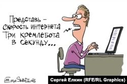 Карикатура російського художника Сергій Йолкіна