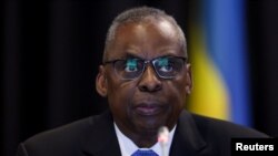 Secretarul Apărării din SUA, Lloyd Austin, la întâlnirea grupului de sprijin pentru Ucraina de la Ramstein.