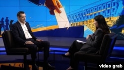 Голова ЦВК Олег Діденко під час ексклюзивного інтерв’ю Радіо Свобода