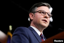 Спікер Палати представників США Майк Джонсон у Капітолії. Вашингтон, 7 травня 2024 року.