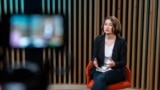 Nadejda Hriptievschi, membră a Comisiei de evaluare externă a procurorilor, în studioul Europei Libere