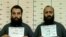 A combo photo shows two Taliban prisoners, Anas Haqqani (left) and Hafiz Rashid, who were released in November 2019.