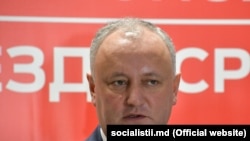 Liderul PSRM, fostul președinte Igor Dodon.