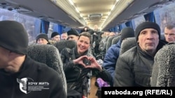 په بېلاروس کې د ۲۰۲۰ کال د لاریون مشره مایا کالیسنیکاوا او له زندانه نور خوشې شوي بندیان