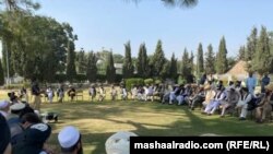 د احمدزی وزيرو جرګې له حکومته غوښتې ول چې د وسله والو پټنځايونه دې له منځه یوسي.عکس-ارشېف