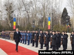 Ceremonia de final de mandat al lui Klaus Iohannis. București, 12 februarie 2025.