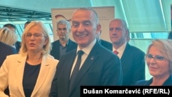 Ministar pravde Nenad Vujić u hotelu "Kraun plaza" u Beogradu, 7. novembar 2025.