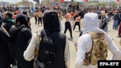 تصویر آرشیف: طالبان در مراسم دهم محرم در منطقه غرب کابل 