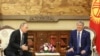 While one commenter noted that Kyrgyz President Almazbek Atambaev (right) may want to place loyalists in power after his term ends, it's not like Russia's Putin and Medvedev changing places.