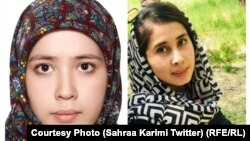 فاطمه محمدی و طیبه موسوی دو تن از کارمندان افغان فیلم که در انفجارهای روز دوشنبه در غرب شهر کابل کشته شدند.