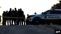 Поліція біля місця стрілянини