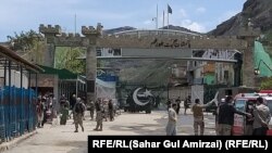 تصویر آرشیف: دروازه تورخم٬ نقطه صفری سرحدی بین افغانستان و پاکستان 