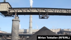 Столичная теплоэлектроцентраль, Бишкек, 25 января 2012 года.