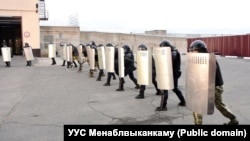 Вучэньні з удзелам АМАПу ў жодзінскай турме № 8, 15 траўня 2025 году