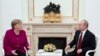 Angela Merkel și Vladimir Putin