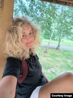 Елена Гусева в Красноярске, перед отправкой на вахту, июль 2024 года