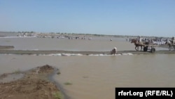 آبخیزی در ولسوالی خم‌آب و قرقین جوزجان