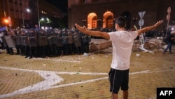 По време на протеста срещу правителството и главния прокурор на 2 септември се стигна до сблъсъци и масови арести