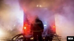 Incendiul a izbucnit în momentul în care au fost utilizate efecte pirotehnice în timpul unui concert al trupei DNA, într-un club, pe 15 martie (foto din arhivă).