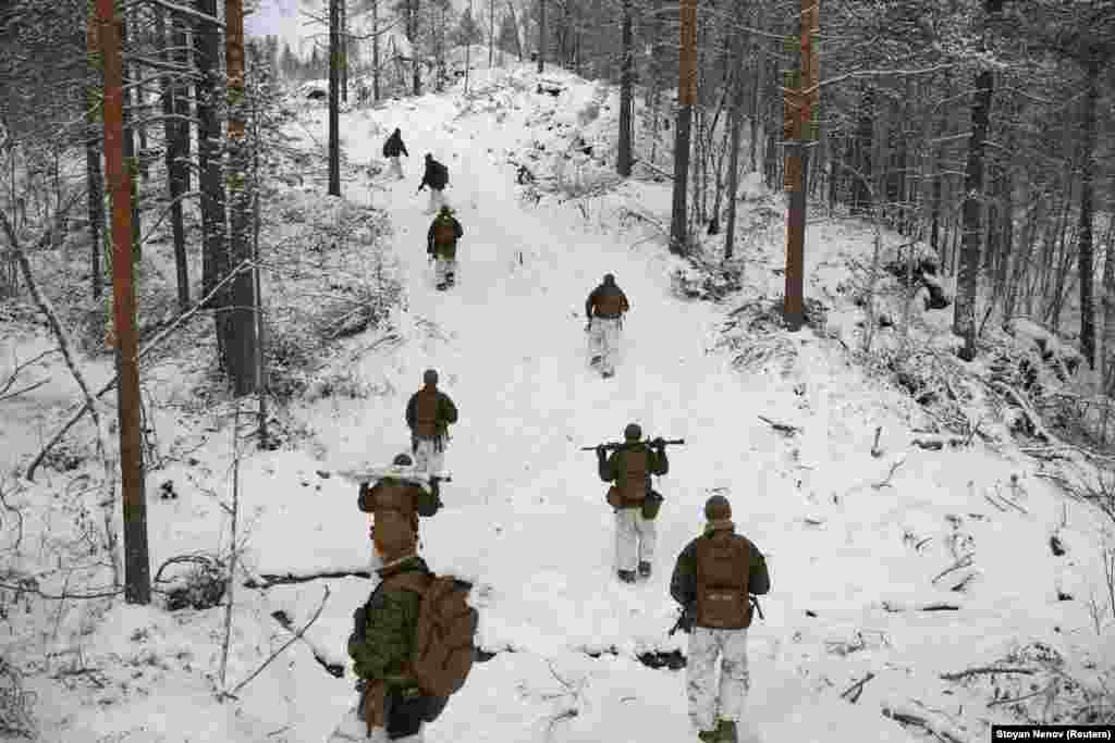 U.S. Marines during the Reindeer 2 joint exercise in October.