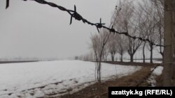 Кыргызстан менен Өзбекстан чек арасы. Жалал-абад облусу. 15-январь 2015-жыл