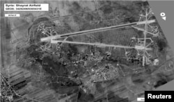 Вигляд авіабази Шайрат із повітря, архівне фото, лютий 2017 року