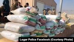 آرشیف، ضبط مواد مخدر از سوی پولیس در ولایت لوگر