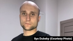 Belarusian ex-political prisoner Ilya Dubsky, who was recently released along with 51 others.