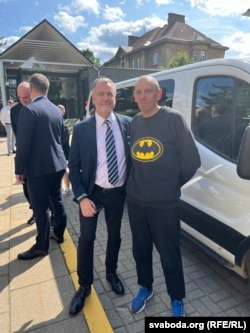 Президент РС/РСЕ Стивен Капус и Игорь Карней