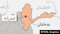 ولایت بدخشان در نقشه افغانستان 