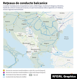 Moldova. MAP: Balkan pipeline network
