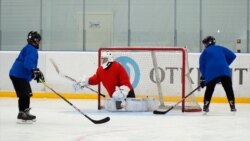 Call Them 'Girls' Not 'Grannies': Meet The Russian Pensioners With Their Own Ice Hockey Team