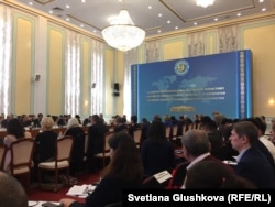 "ҰПМ және ұлттық құқық қорғау ұйымдарымен бірлесіп азаптаудың алдын алу" форумы. Астана, 26 сәуір 2018 жыл.